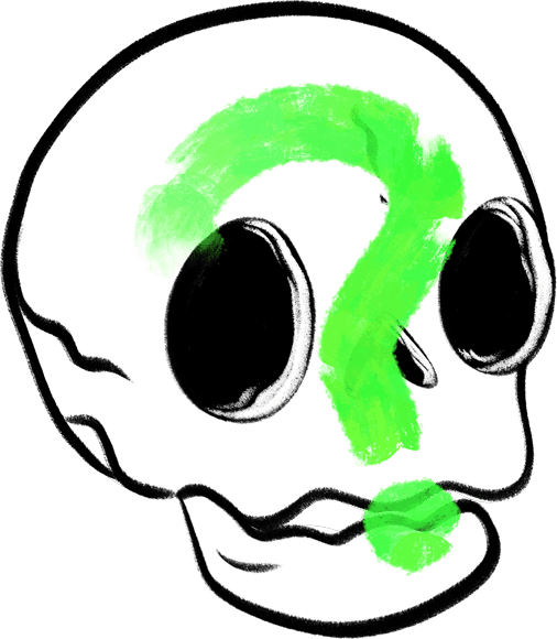 Question Mark Skull