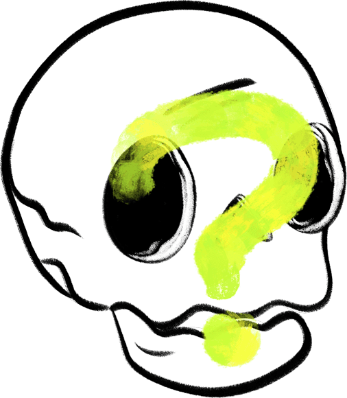 Question Mark Skull